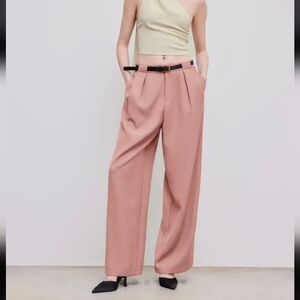 Cider Blush Wide-Leg Pants
